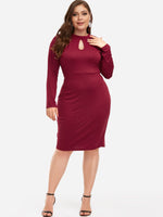 OEM ODM Womens Black Plus Size Dresses