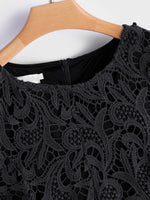 OEM Ladies Black Plus Size Tops