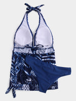 NEW FEELING Womens Blue Bikinis