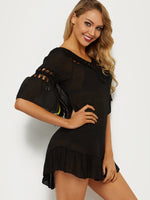ODM Ladies Half Sleeve Beach Dresses