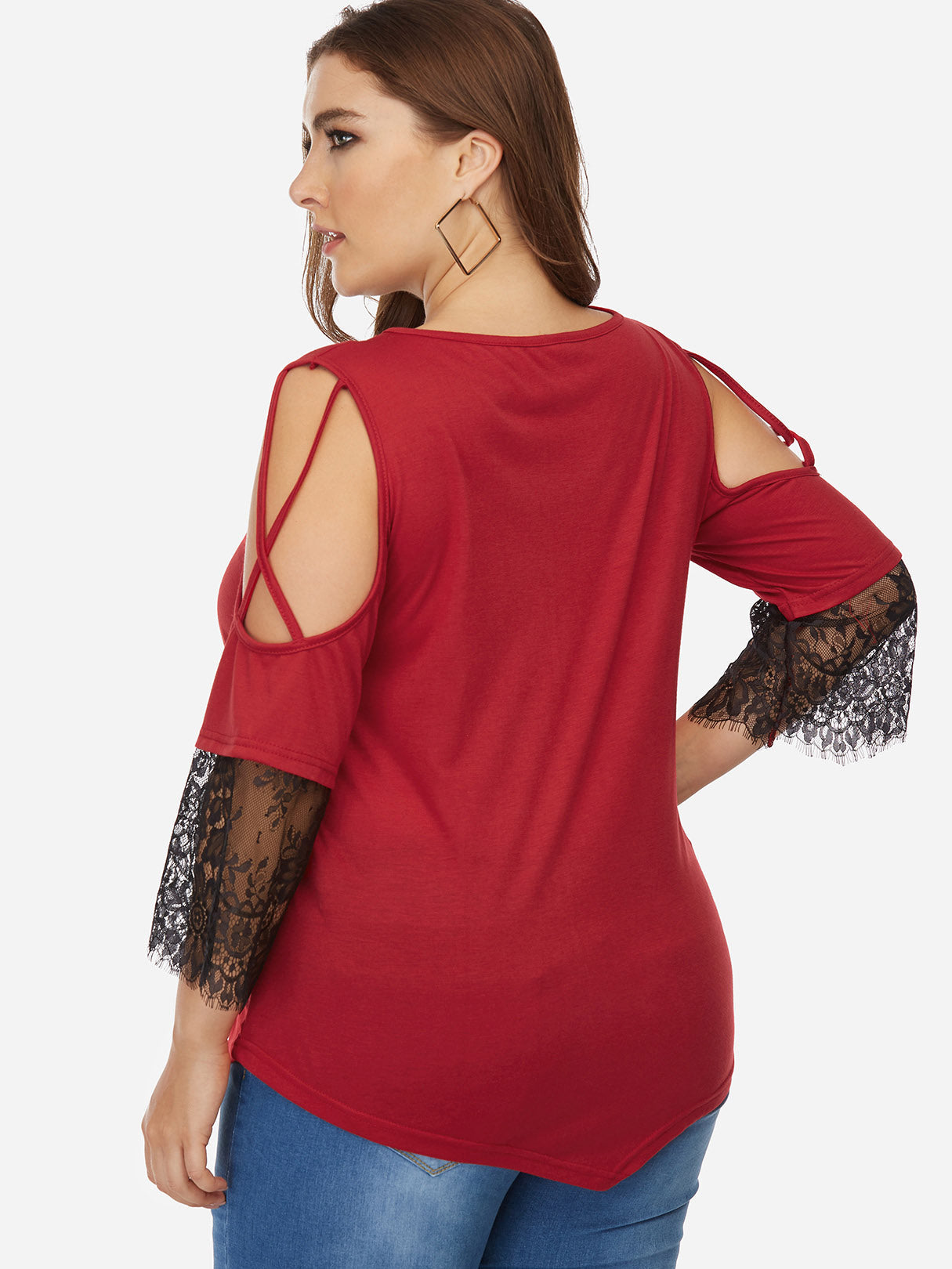 Custom Womens Plus Size Pink Tops