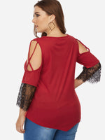 Custom Womens Plus Size Pink Tops