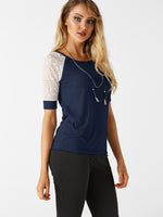 OEM Ladies Navy T-Shirts