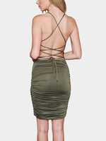 NEW FEELING Womens Green Midi Dresses