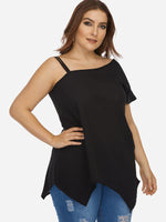 OEM Ladies Black Plus Size Tops