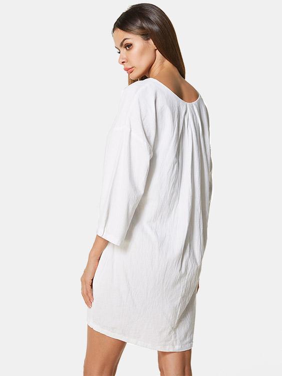 Custom Ladies V-Neck Dresses