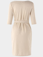 NEW FEELING Womens Beige Midi Dresses