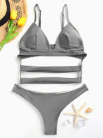 OEM ODM Ladies White Bikinis