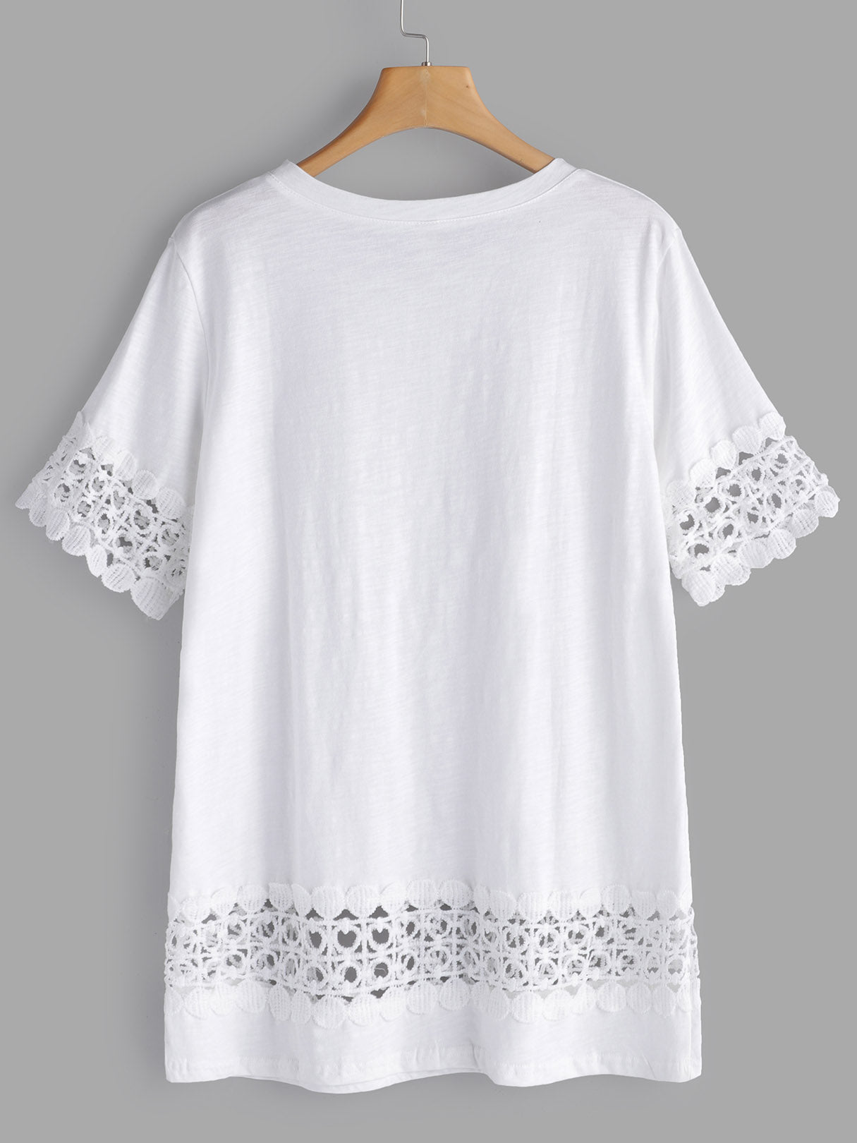 NEW FEELING Womens White Plus Size Tops
