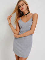 OEM Ladies Grey Mini Dresses