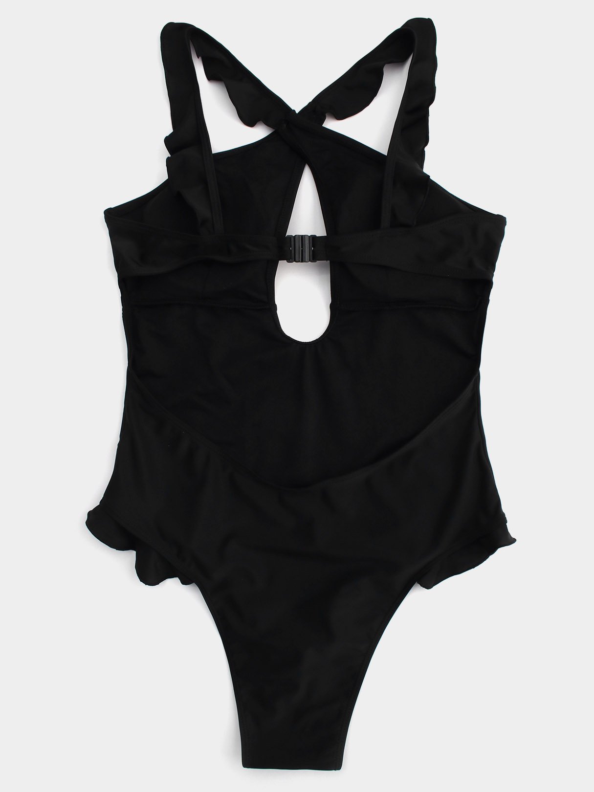 NEW FEELING Womens Black One-Pieces