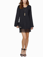 OEM Ladies Black Casual Dresses