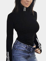 Wholesale Long Sleeve Black Top