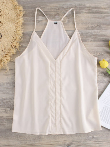 Wholesale V-Neck Spaghetti Strap Sleeveless Tank Top