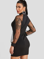 NEW FEELING Womens Black Bodycon Dresses