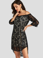 OEM Ladies Black Off The Shoulder Dresses