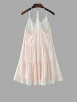 NEW FEELING Womens Beige Mini Dresses
