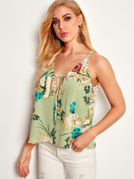 OEM Ladies Floral Camis