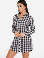 OEM ODM Womens Long Sleeve Shirt Dress