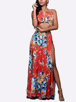 OEM Ladies Red Maxi Dresses