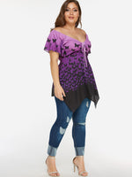 OEM ODM Womens Short Sleeve Plus Size Tops