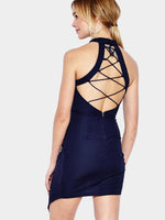 NEW FEELING Womens Blue Midi Dresses