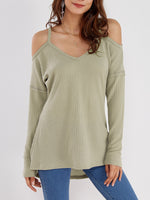 NEW FEELING Womens Light Grey T-Shirts