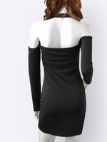 OEM Ladies Black Mini Dresses