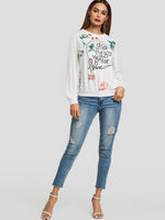 NEW FEELING Womens White T-Shirts