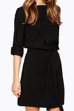 OEM Ladies Black Mini Dresses