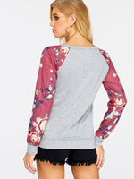 NEW FEELING Womens Floral T-Shirts