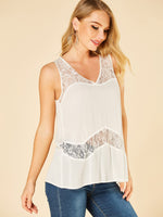 OEM Ladies White Camis