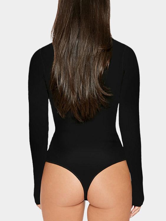 OEM ODM Womens Black Bodysuits