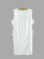 NEW FEELING Womens White Camis