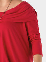 OEM Ladies Red Plus Size Tops