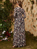 Allover Floral Print Dress