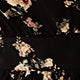 Floral Short Sleeve V Neck Flared High Waist Short Dress