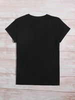 Letter & Skull Print Tee