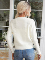 Solid Button Up Open Knit Cardigan