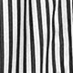 Striped Button Front Half Sleeve Deep V Neck Straight High Waist Long Dress