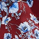 Floral Tie Front Sleeveless Spaghetti Strap Flared High Waist Short Dress