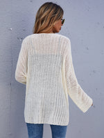 Solid Open Front Cardigan