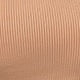 Plain Rib-Knit Sleeveless Spaghetti Strap Pencil Natural Mini Womens Dress