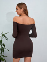 Off Shoulder Bodycon Dress