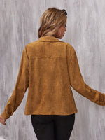 Pocket Patched Suede Jacket