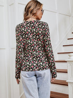 Allover Floral Lace Panel Tee