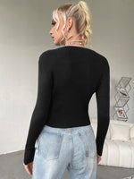 Solid Button Up Crop Cardigan