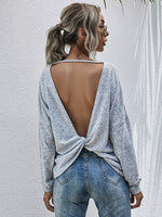Twist Open Back Tee