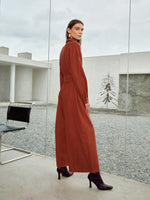 Drop Shoulder Belted Shirt Jumpsuit
