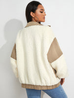 Zip Up Teddy Jacket